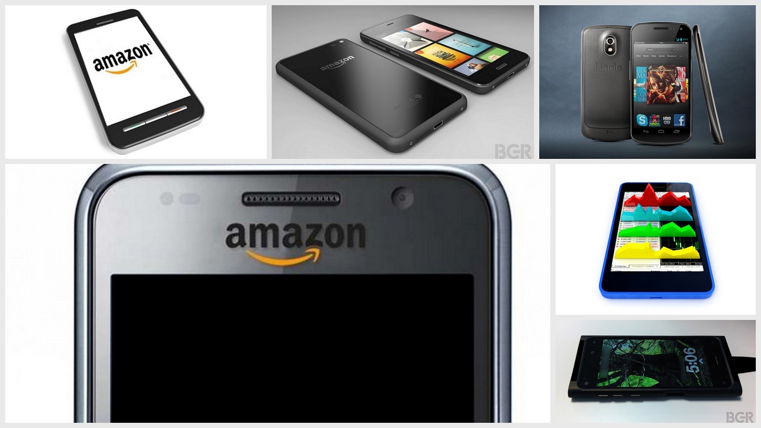 Amazon 3D Smartphone Design Concepts