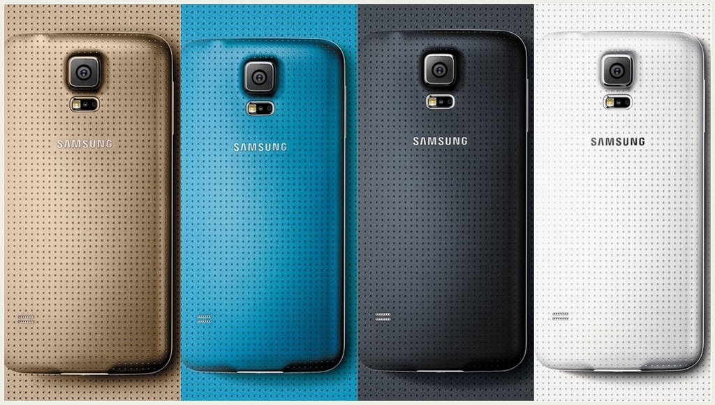 Samsung Galaxy S5 All Colours