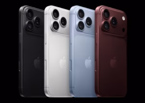 Apple iPhone 18 Pro models in black, silver, glacier and burgundy